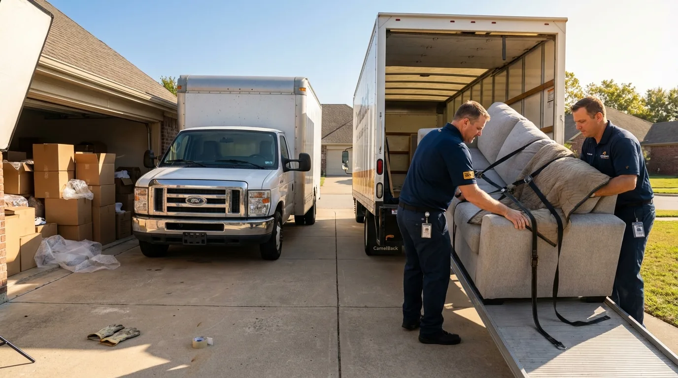 DIY truck vs professional crew comparison in Crestline