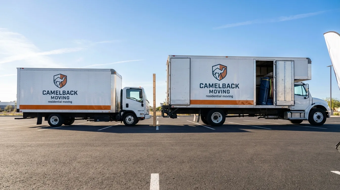 Moving truck size capacity guide in Crestline